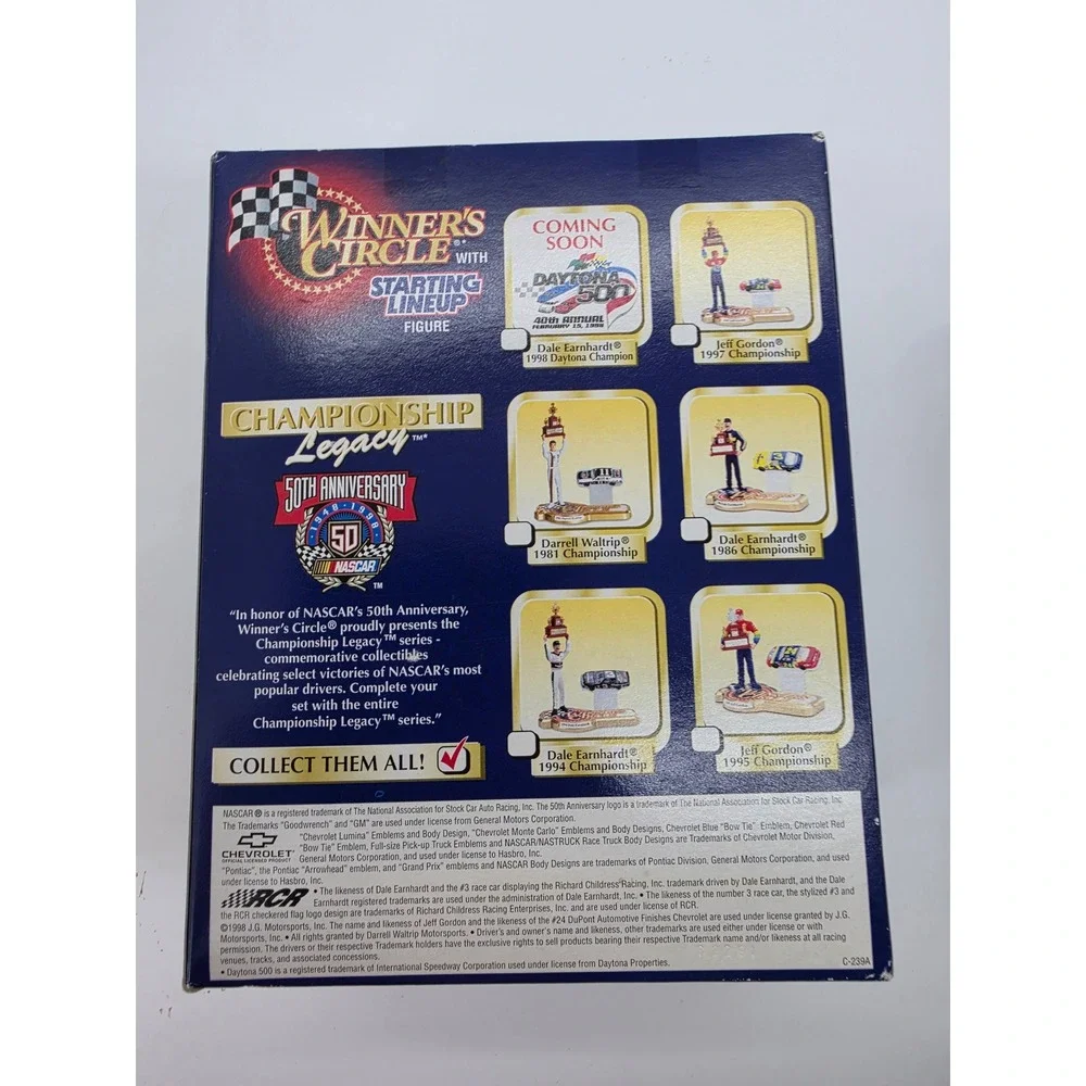 Winner's Circle Jeff Gordon 1995 Championship Legacy 50th Anniversary NASCAR Set